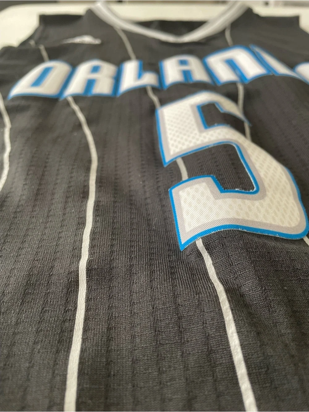 adidas Black and Blue Oladipo #5 Basketball Jersey